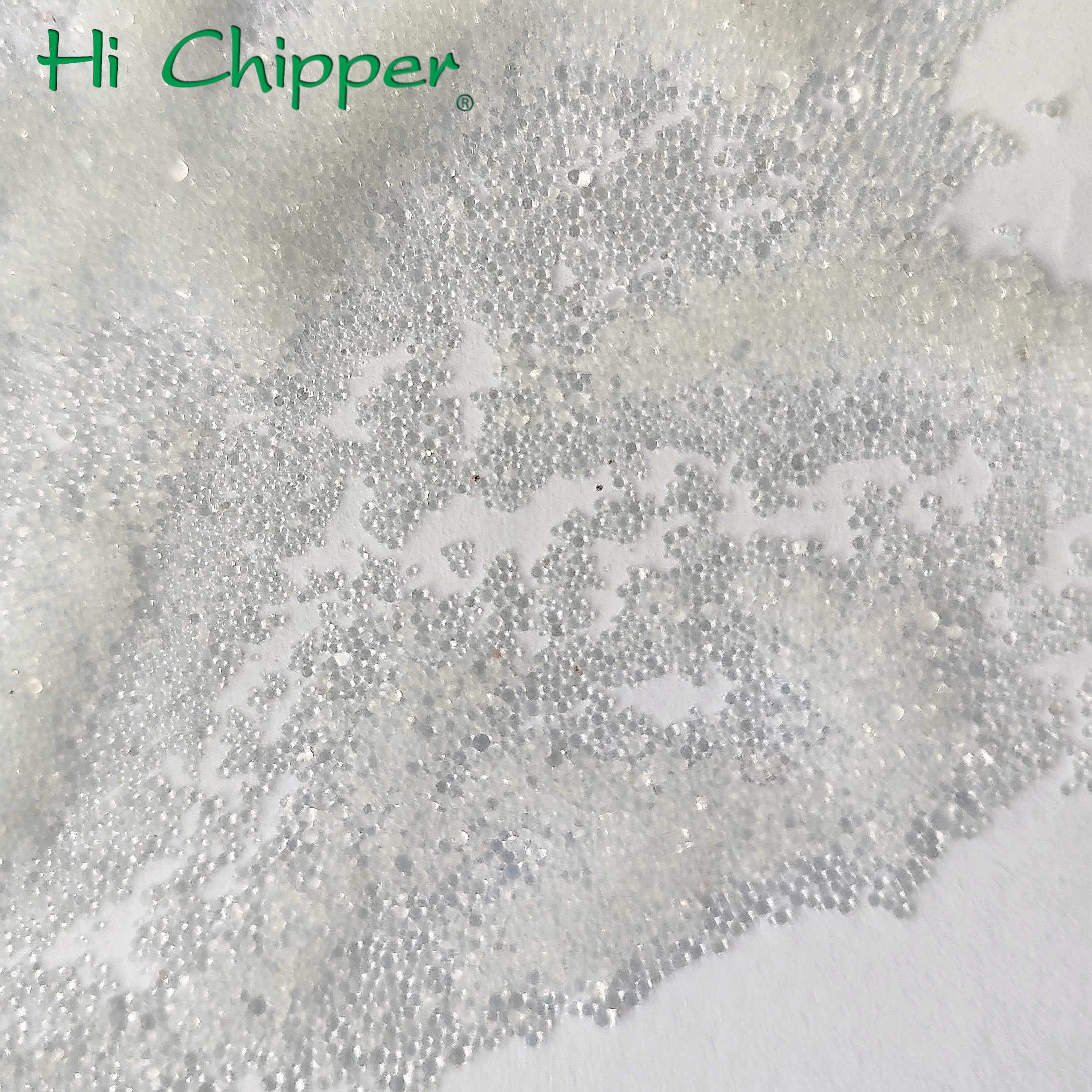 Perles de verre soufflent des m&eacute;dias