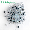 Hi Chipper Sparkling Crystal Crushed Mirror Verre en pierre d'ingénierie